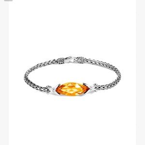 John Hardy Asli classic chain citrine bracelet